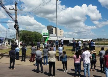 Relógio da Cooperativa Sicredi em Guaíba