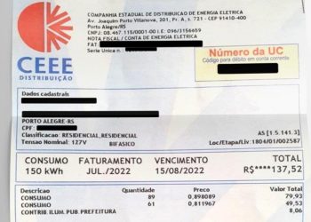 Conta de luz deve ser menor, devido à redução do ICMS