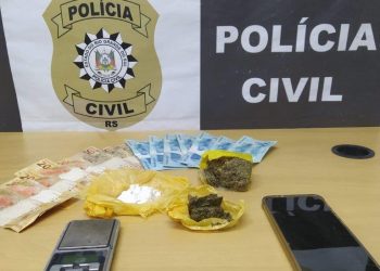 Prisões por tráfico de drogas e porte de arma de fogo em Guaíba