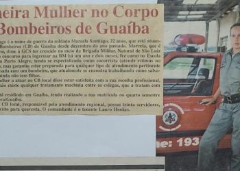 Primeira mulher a atuar no Corpo de Bombeiros em Guaíba assume o comando na Cidade 20 anos depois