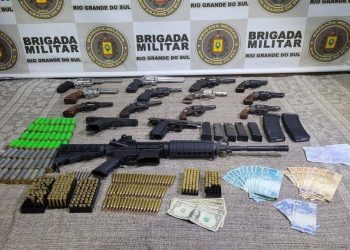 Brigada Militar prende criminosos e apreende 15 armas de fogo na Região