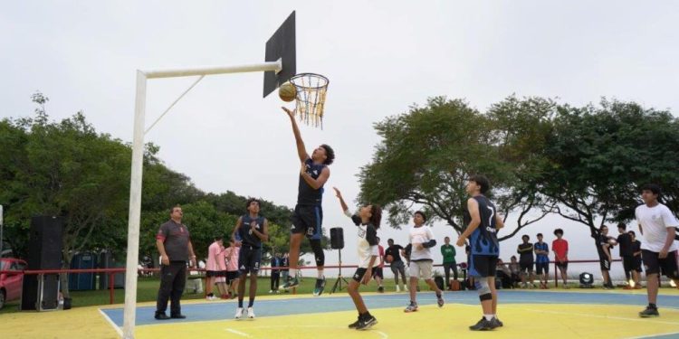Quadra de Basquete no Parque da Juventude