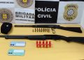 Operação Bala Perdida prende sete indivíduos e apreende armas de fogo em Guaíba
