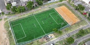 Inaugurada Quadra de Grama Sintética no Bairro Santa Rita